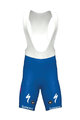 Kolesarske kratke hlače z naramnicami - QUICKSTEP 2020 ESL - modra