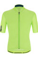SANTINI Kolesarski dres s kratkimi rokavi - COLORE PURO - svetlo zelena