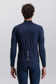SANTINI Kolesarski dres z dolgimi rokavi zimski - PURE  - modra