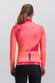 SANTINI Kolesarski dres z dolgimi rokavi zimski - PURE DYE - rožnata