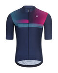 HOLOKOLO Kolesarski dres kratek rokav in kratke hlače - SPECTRO - antracit/modra