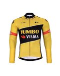BONAVELO Kolesarski zimski set - JUMBO-VISMA 2024 WNT - rumena/črna