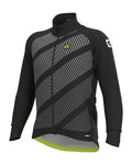 ALÉ Kolesarska  podaljšana jakna - PR-R TAK WOOL THERMO - črna/siva