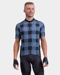 ALÉ Kolesarski dres s kratkimi rokavi - OFF ROAD - GRAVEL SCOTTISH - modra
