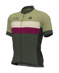 ALÉ Kolesarski dres s kratkimi rokavi - OFF ROAD - GRAVEL CHAOS - zelena