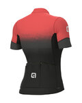 ALÉ Kolesarski dres s kratkimi rokavi - PR-S GRADIENT LADY - oranžna
