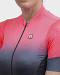 ALÉ Kolesarski dres s kratkimi rokavi - PR-S GRADIENT LADY - oranžna