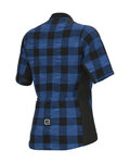 ALÉ Kolesarski dres s kratkimi rokavi - OFF ROAD - GRAVEL SCOTTISH LADY - modra