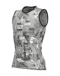 ALÉ Kolesarska  majica brez rokavov - INTIMO BREAK - siva