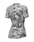 ALÉ Kolesarska  majica s kratkimi rokavi - INTIMO BREAK - siva