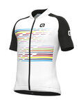 ALÉ Kolesarski dres s kratkimi rokavi - LOGO - bela