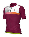 ALÉ Kolesarski dres s kratkimi rokavi - ZIG ZAG PR-S - vijolična
