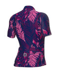 ALÉ Kolesarski dres s kratkimi rokavi - LEAF PR-S - rožnata