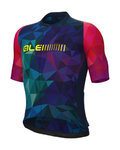 ALÉ Kolesarski dres s kratkimi rokavi - VALLEY PR-E - modra