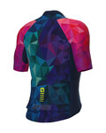 ALÉ Kolesarski dres s kratkimi rokavi - VALLEY PR-E - modra