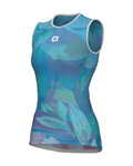 ALÉ Kolesarska majica brez rokavov - WATERCOLOR INTIMO - modra