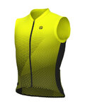 ALÉ Kolesarski dres brez rokavov - MODULAR PR-E - rumena