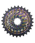 SRAM kaseta - CASSETTE XG-1290 D1 10-28 - mavrično/črna