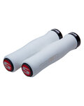 SRAM ročaji - LOCKING GRIPS 129 mm - siva/rdeča