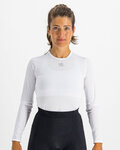 SPORTFUL Kolesarska  majica z dolgimi rokavi - LIGHT - bela
