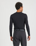 SPORTFUL Kolesarska  majica z dolgimi rokavi - MERINO LS - črna