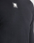 SPORTFUL Kolesarska  majica z dolgimi rokavi - MERINO LS - črna