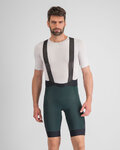 SPORTFUL Kolesarske kratke hlače z naramnicami - SUPERGIARA - zelena
