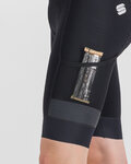 SPORTFUL Kolesarske kratke hlače z naramnicami - SUPERGIARA - črna