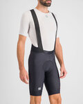 SPORTFUL Kolesarske kratke hlače z naramnicami - FIANDRE NORAIN PRO - črna