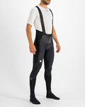 SPORTFUL Kolesarske dolge hlače z naramnicami - SUPERGIARA - črna
