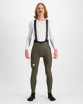 SPORTFUL Kolesarske dolge hlače z naramnicami - SUPERGIARA - zelena