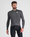SPORTFUL Kolesarski dres z dolgimi rokavi zimski - MONOCROM THERMAL - antracit