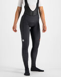 SPORTFUL Kolesarske dolge hlače z naramnicami - FIANDRE NO RAIN - črna
