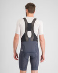SPORTFUL Kolesarske kratke hlače z naramnicami - BODYFIT PRO - modra