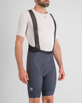 SPORTFUL Kolesarske kratke hlače z naramnicami - BODYFIT PRO - modra