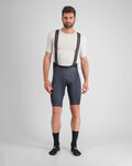 SPORTFUL Kolesarske kratke hlače z naramnicami - BODYFIT PRO - modra