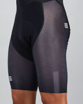SPORTFUL Kolesarske kratke hlače z naramnicami - BODYFIT PRO AIR - črna