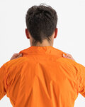 SPORTFUL Kolesarski vodo odporen dežni plašč - HOT PACK NORAIN - oranžna