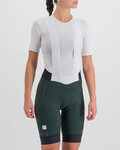 SPORTFUL Kolesarske kratke hlače z naramnicami - SUPERGIARA - zelena