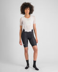 SPORTFUL Kolesarske kratke hlače z naramnicami - BODYFIT PRO - črna
