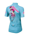 SPORTFUL Kolesarski dres s kratkimi rokavi - SUPER GIRL - modra