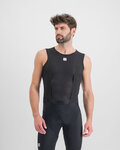 SPORTFUL Kolesarska  majica brez rokavov - THERMODYNAMIC LITE - črna