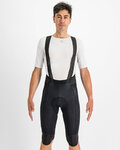 SPORTFUL Kolesarske kratke hlače z naramnicami - BODYFIT PRO THERMAL - črna