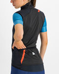 SPORTFUL Kolesarski brezrokavnik - HOT PACK EASYLIGHT - črna