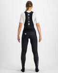 SPORTFUL Kolesarske dolge hlače z naramnicami - BODYFIT PRO - črna