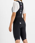 SPORTFUL Kolesarske kratke hlače z naramnicami - BODYFIT PRO THERMAL - črna