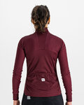 SPORTFUL Kolesarski dres z dolgimi rokavi zimski - KELLY THERMAL - bordo