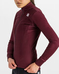 SPORTFUL Kolesarski dres z dolgimi rokavi zimski - KELLY THERMAL - bordo