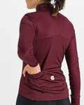 SPORTFUL Kolesarski dres z dolgimi rokavi zimski - KELLY THERMAL - bordo