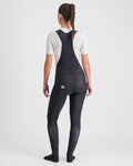 SPORTFUL Kolesarske dolge hlače z naramnicami - TOTAL COMFORT W - črna